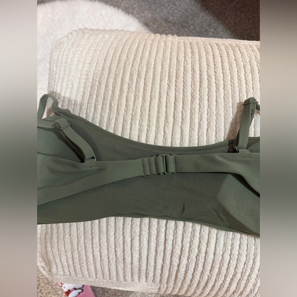 NWT Aerie Green Women's Scoop Swim Bikini - Picture 5 of 7